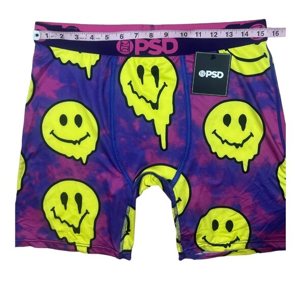 PSD SMILE DRIPPED MENS XL Multi-Color Core Standard Boxer Briefs NEW - Picture 3 of 5